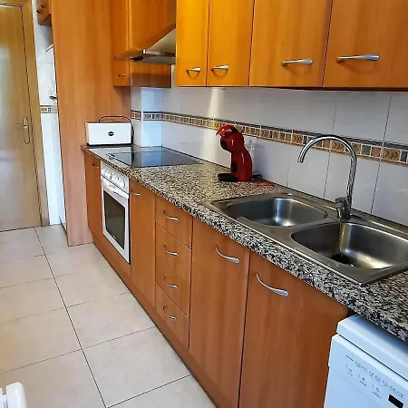 Apartment Tranquilo Con Terraza Y Jardin Cerca De La Playa - Es-170-47